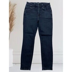 Good American GP228T Women's High-Rise Stretch Blue Jeans Size 6